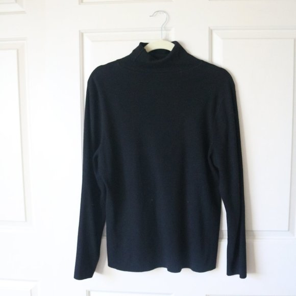 Black Turtleneck Sweater - Picture 4 of 6